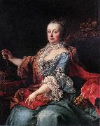 MEYTENS, Martin van Queen Maria Theresia ag oil painting reproduction